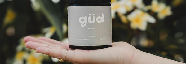 Hand holding  Güd Things 